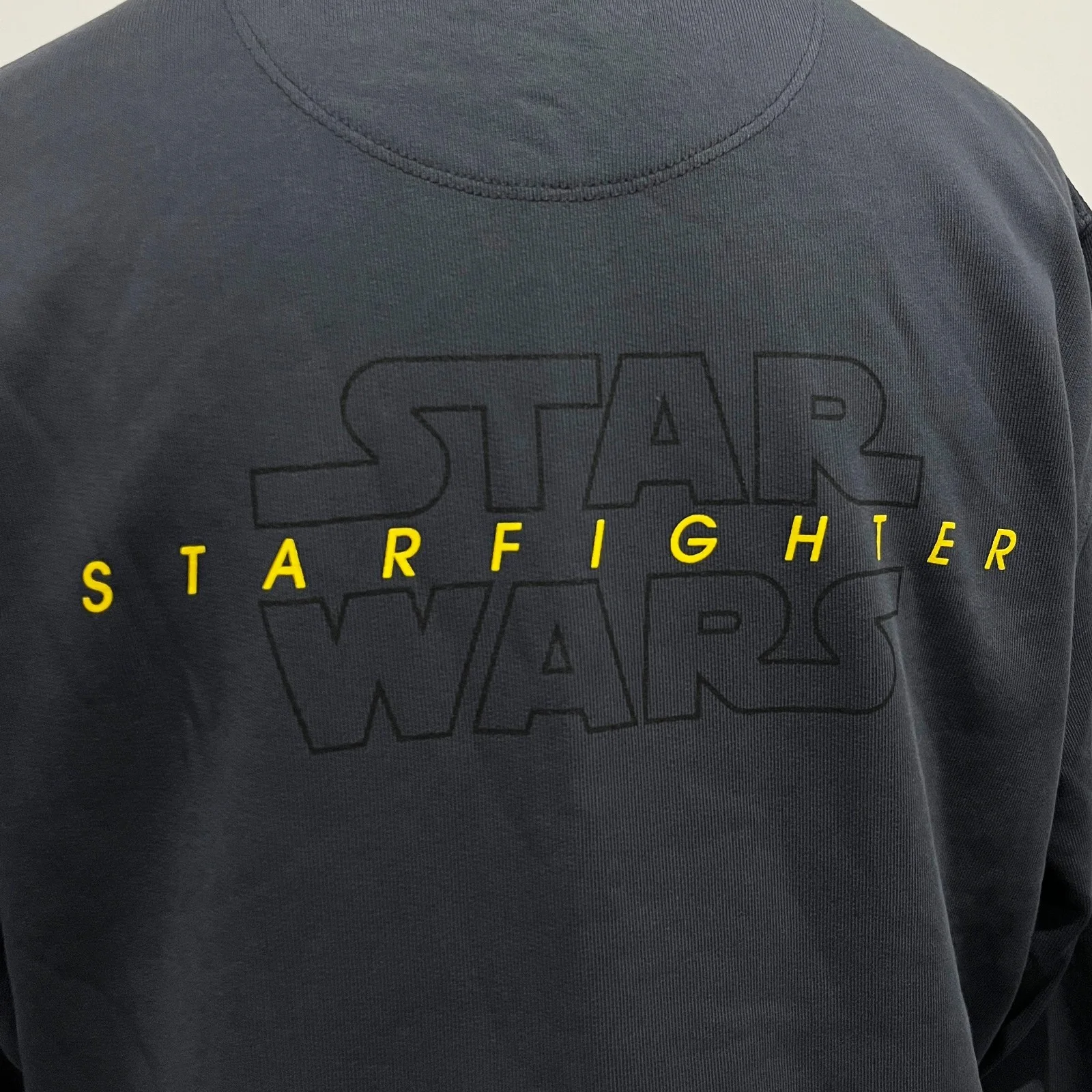 STAR WARS STARFIGHTER Cast & Crew Sweatshirt L Movie Film Production Gift Grey, изображение 3