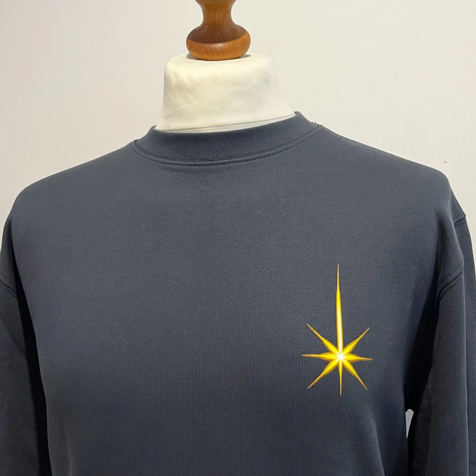 STAR WARS STARFIGHTER Cast & Crew Sweatshirt L Movie Film Production Gift Grey, изображение 4