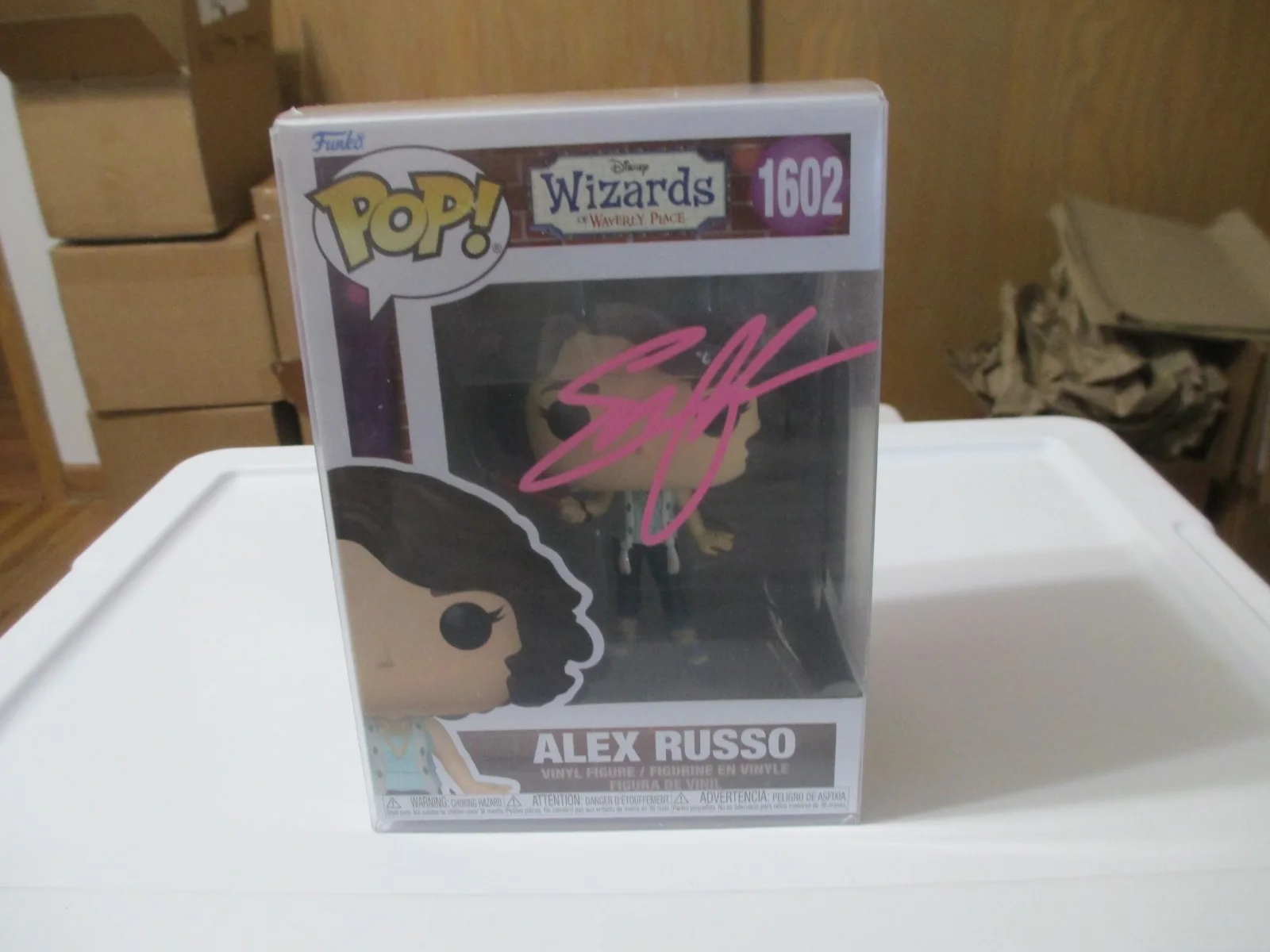 Selena Gomez — Selena Gomez As Alex Russo Wizards of Waverly Place NIB Autographed Funko Pop