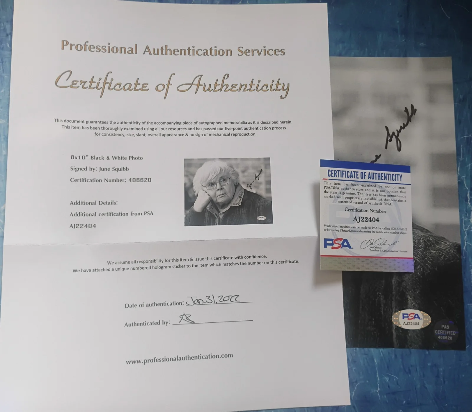 June Squibb Hand Signed Autograph 8x10 Photo PSA COA - NO US TARIFF, image 4