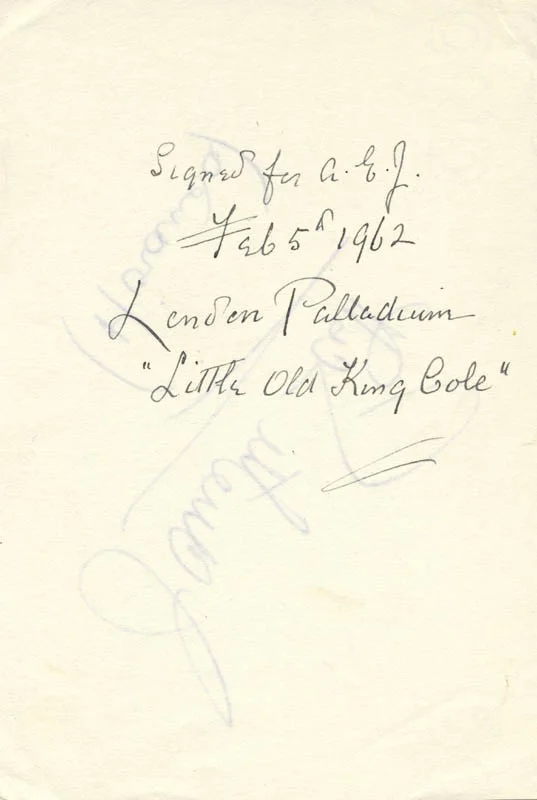 Janette Scott — JANETTE SCOTT - AUTOGRAPH CIRCA 1962, image 2