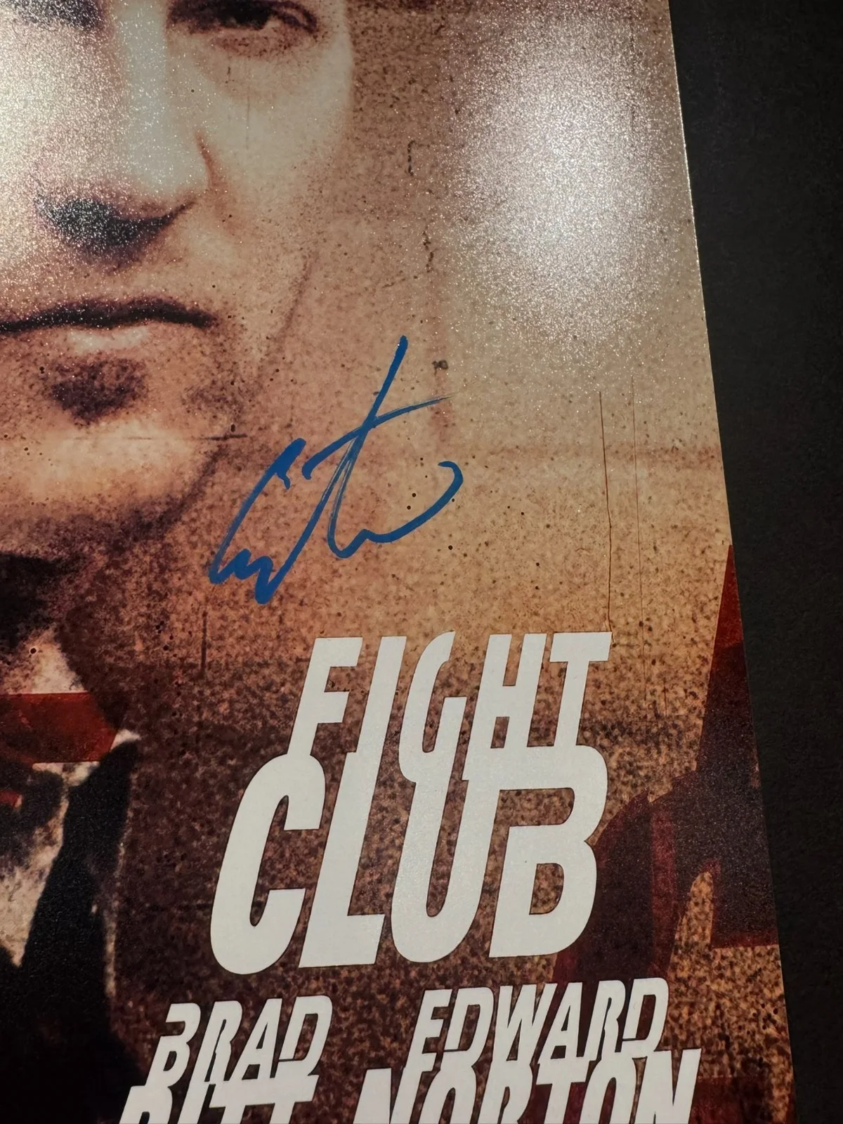 EDWARD NORTON SIGNED 11X17 FIGHT CLUB PHOTO AUTO BECKETT BAS COA, изображение 2