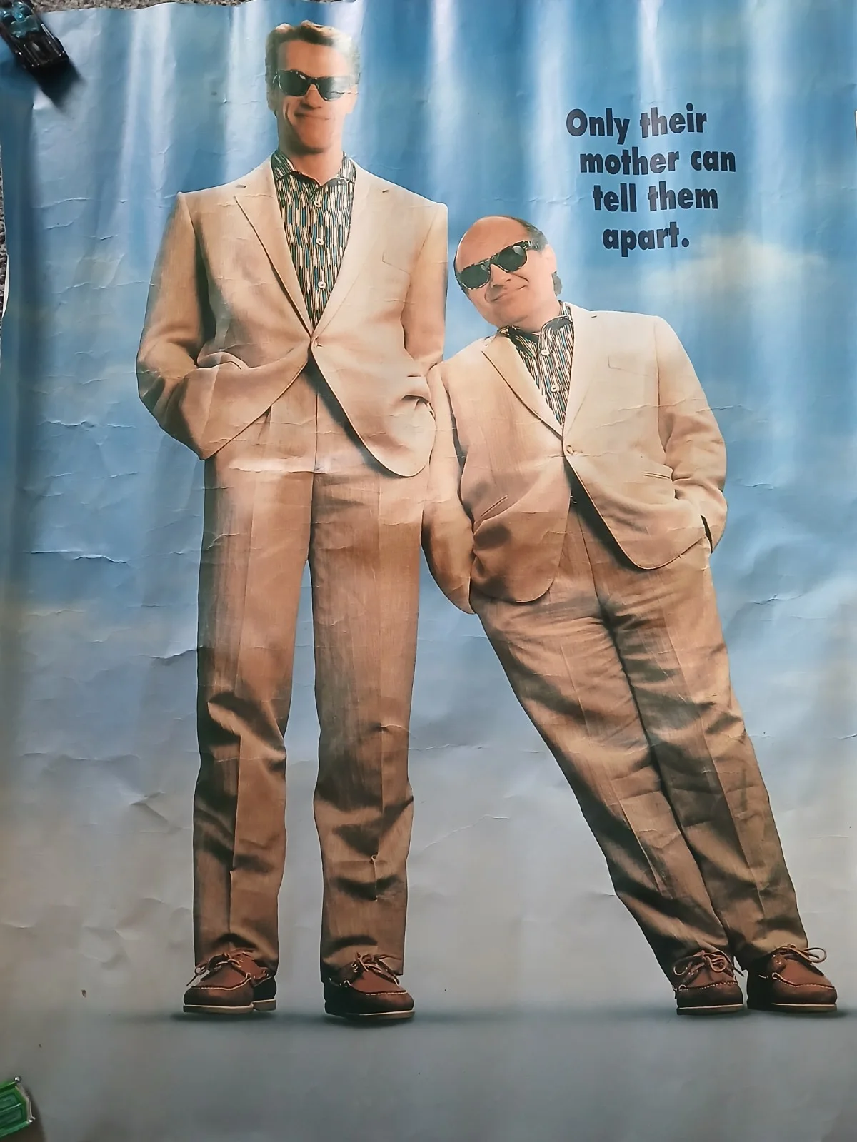 TWINS - Original UK Quad Cinema Poster - Arnold Schwarzenegger Danny DeVito, image 2