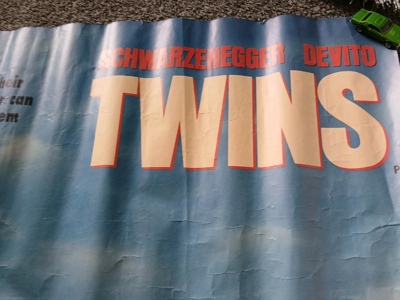 TWINS - Original UK Quad Cinema Poster - Arnold Schwarzenegger Danny DeVito, image 4
