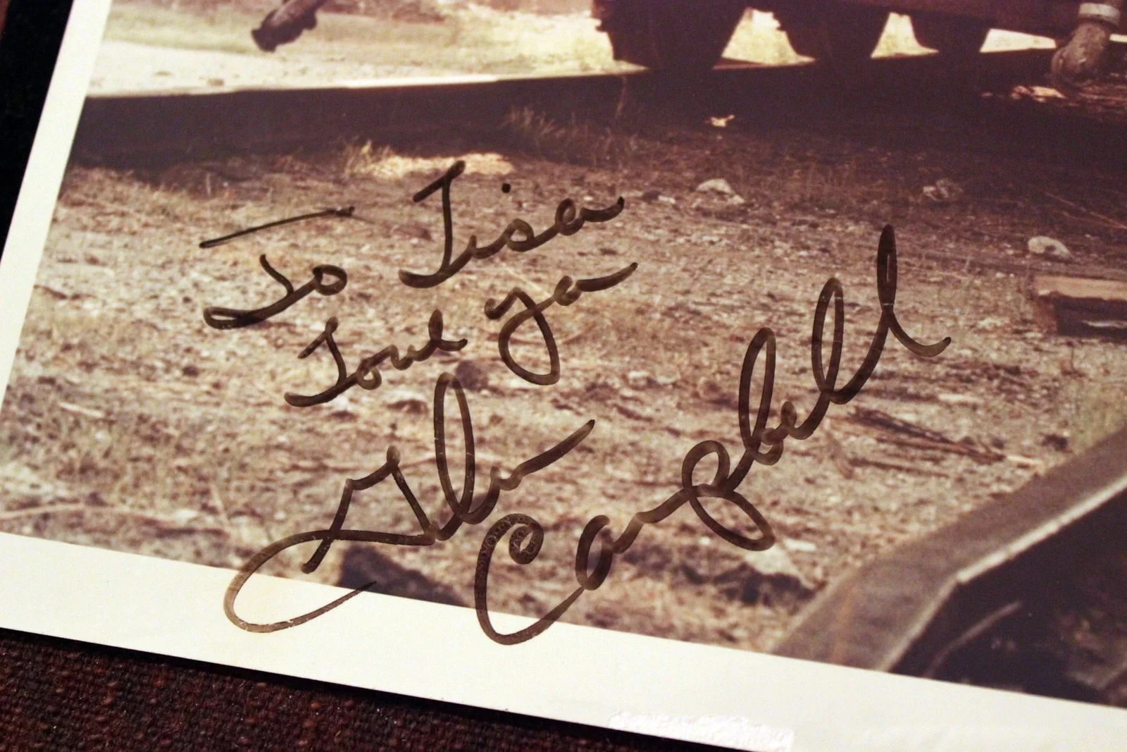 Glen Campbell Signed Autograph Vintage PHOTO By the Time I Get to Phoenix, image 4