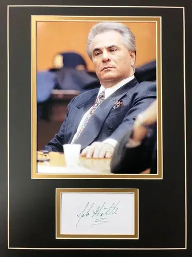 JOHN GOTTI — JOHN GOTTI 8.5X11 SIGNED PHOTO AUTOGRAPH WANTED POSTER MUGSHOT SIGNATURE REPRINT