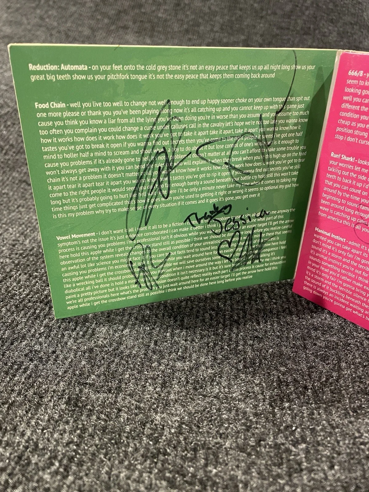 Midwest Death Rattle Signed CD Autographed 2012 Indie Rock Milwaukee Wisconsin, image 2
