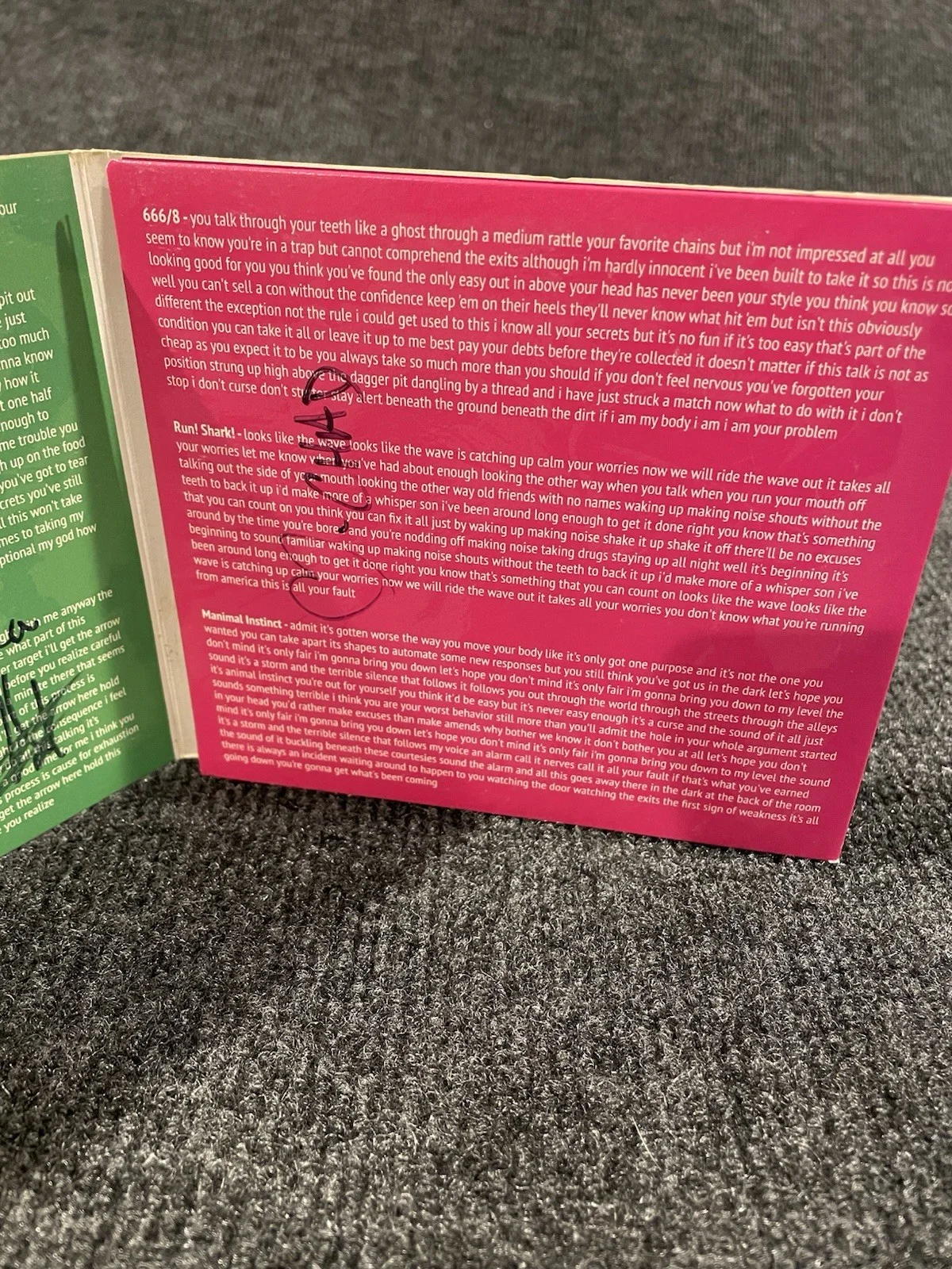 Midwest Death Rattle Signed CD Autographed 2012 Indie Rock Milwaukee Wisconsin, image 3