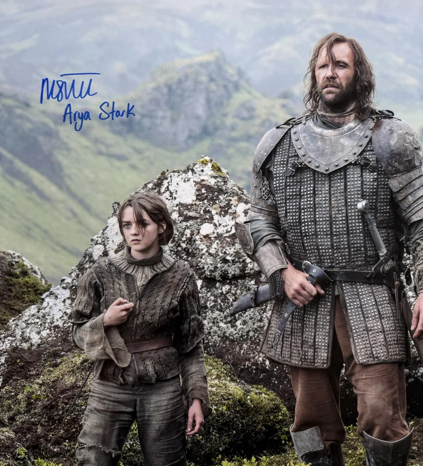 Maisie Williams Signed Game Of Thrones 20x30" Photo - SWAU Witnessed, изображение 2