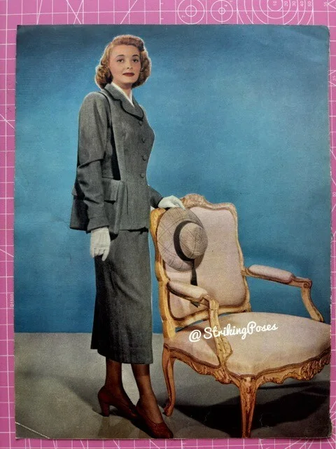 Vintage & Repro Clippings 1940s 1950s PATRICIA NEAL actress film star LOT x3/46, изображение 2