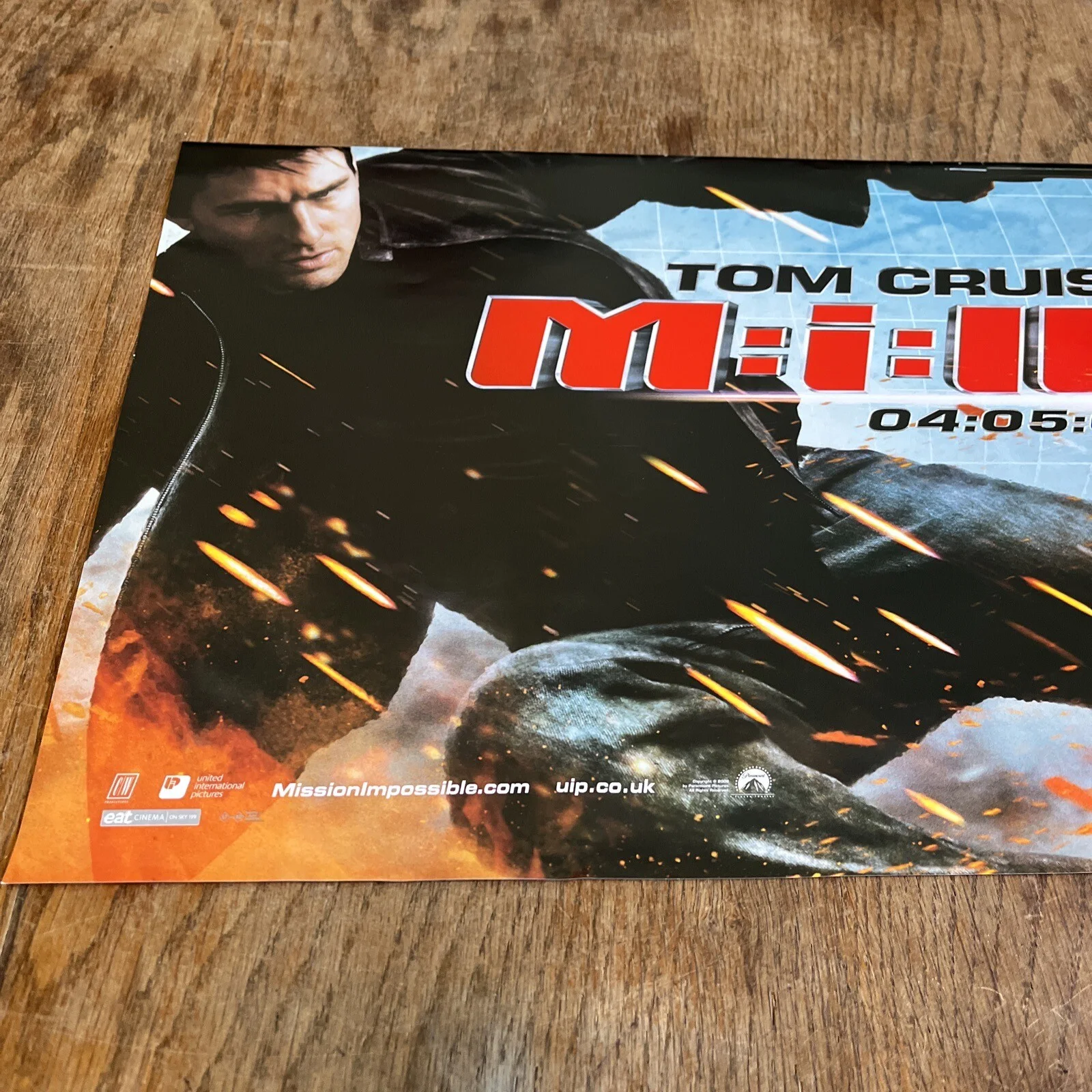 Tom Cruise M:i:III Mission Impossible 3 Genuine Cinema Promo Poster A3 Gloss, image 4