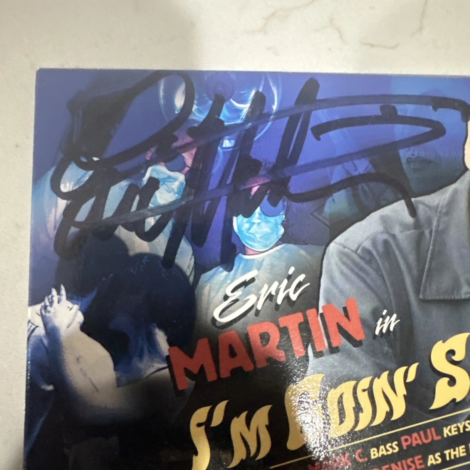 Eric Martin I'm Goin' Sane Signed Cd (Mr Big), image 2