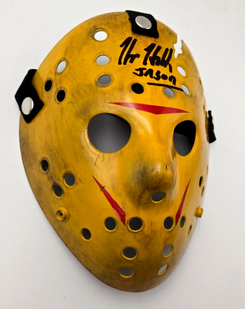 Kane Hodder — Kane Hodder Signed Jason Mask Autograph Friday the 13th Part 8 Beckett COA 964, image 2