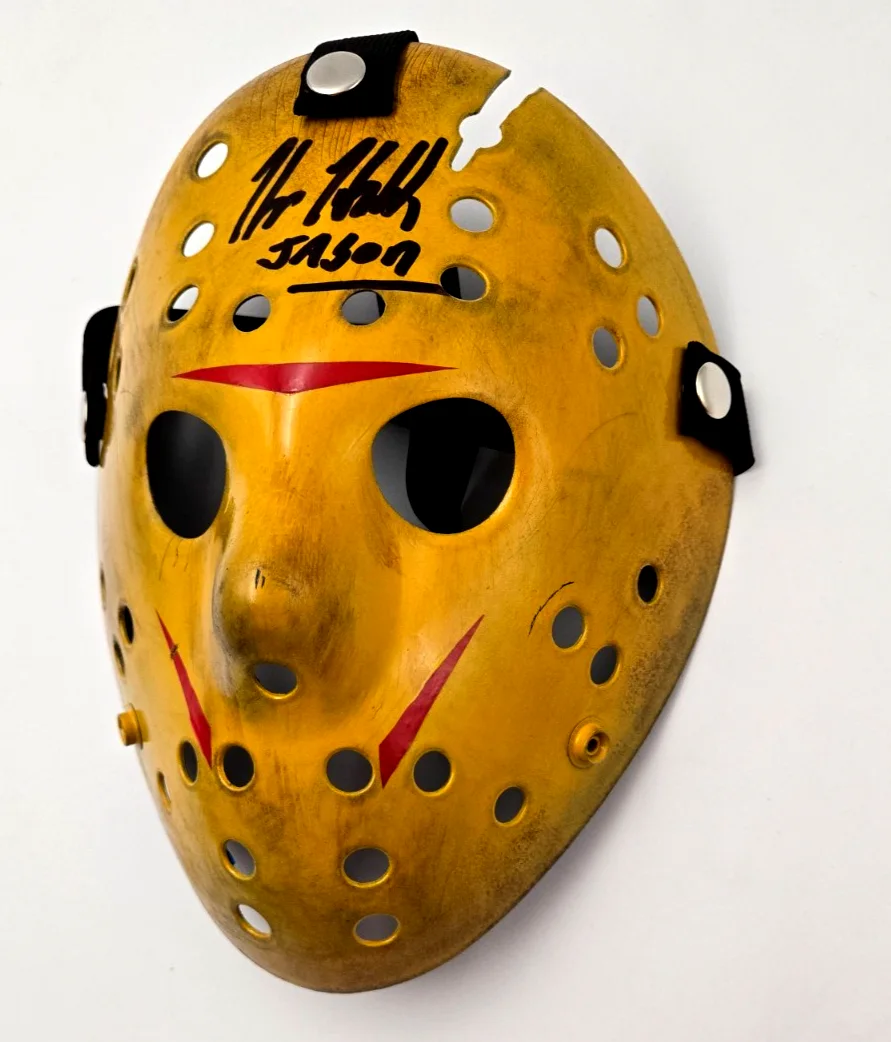 Kane Hodder — Kane Hodder Signed Jason Mask Autograph Friday the 13th Part 8 Beckett COA 964, image 3