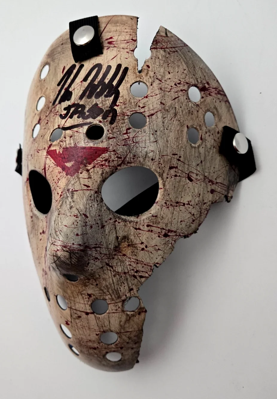 Kane Hodder — Kane Hodder Signed Jason Mask Autograph Friday the 13th Bloody Beckett COA 966, изображение 3
