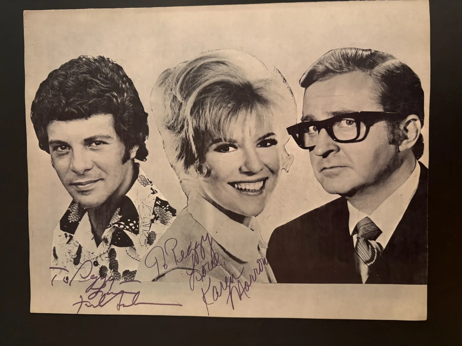Frank Avalon Karen Morrow — * Vintage 1971 "ANYTHING GOES" Program SIGNED by FRANK AVALON & KAREN MORROW, image 3