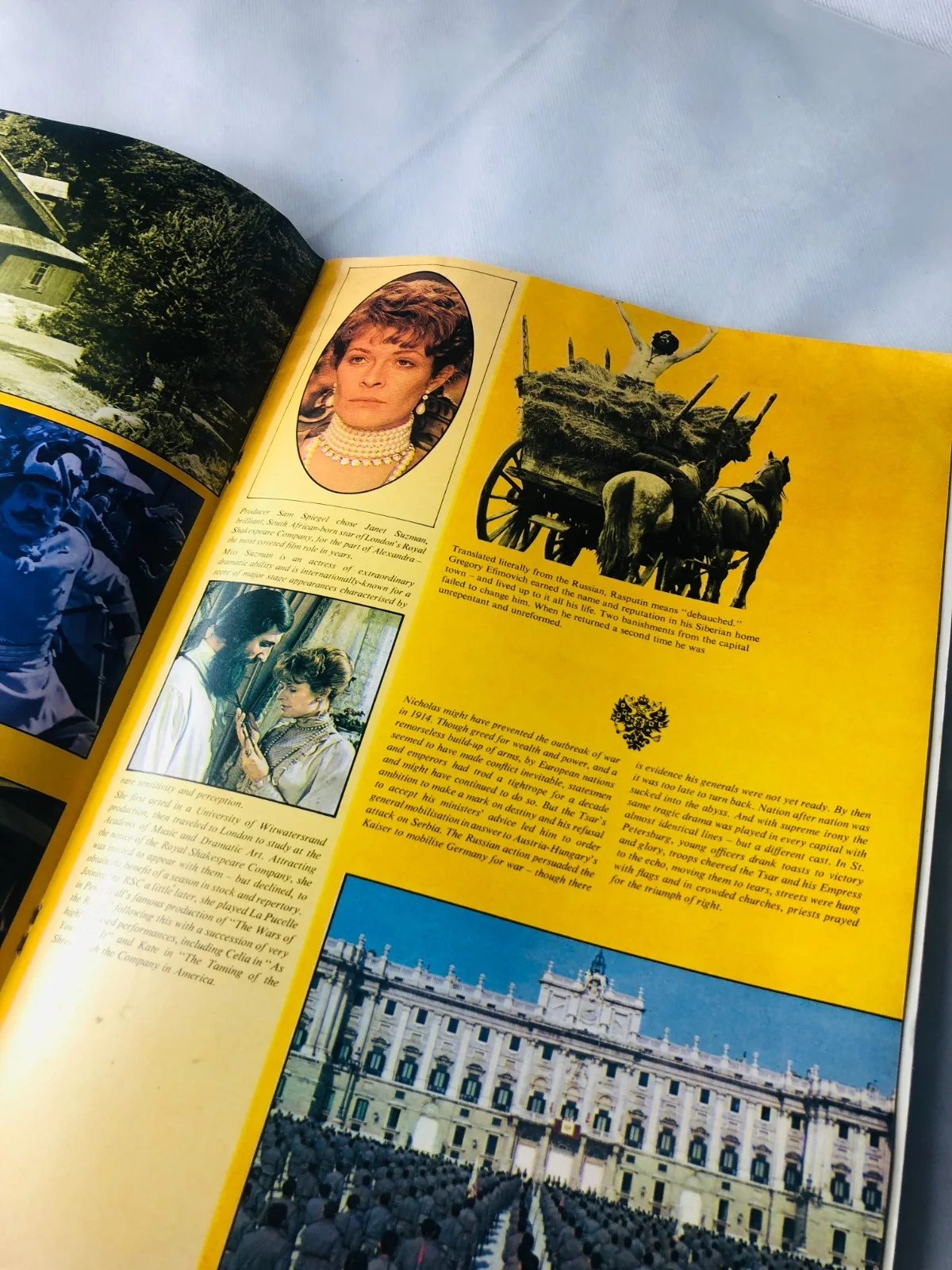 Programme Nicholas and Alexandra TV Film Ephemera Vintage ra, изображение 3