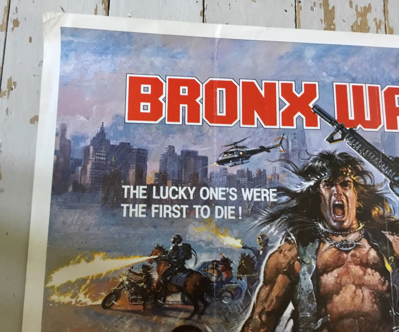 Bronx Warriors Original Quad Film Poster Cult Classic 1982, изображение 3