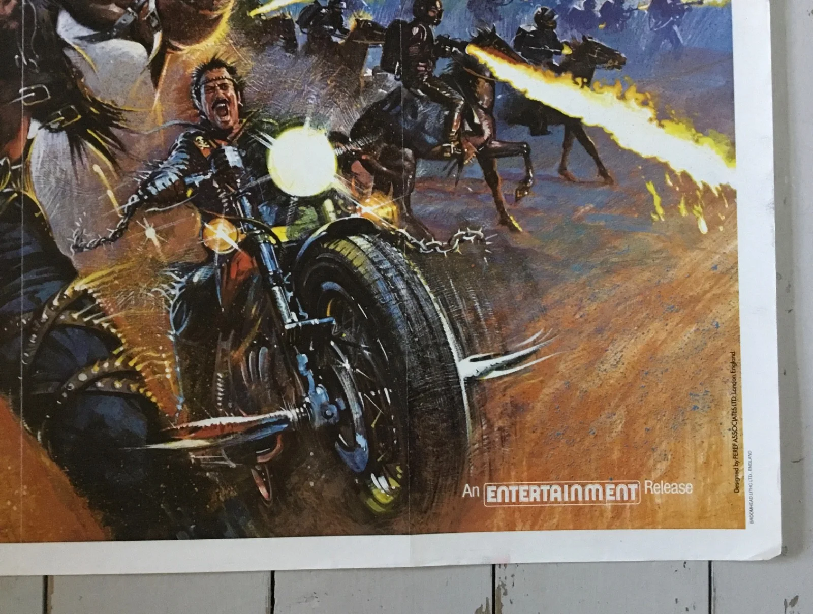 Bronx Warriors Original Quad Film Poster Cult Classic 1982, изображение 4