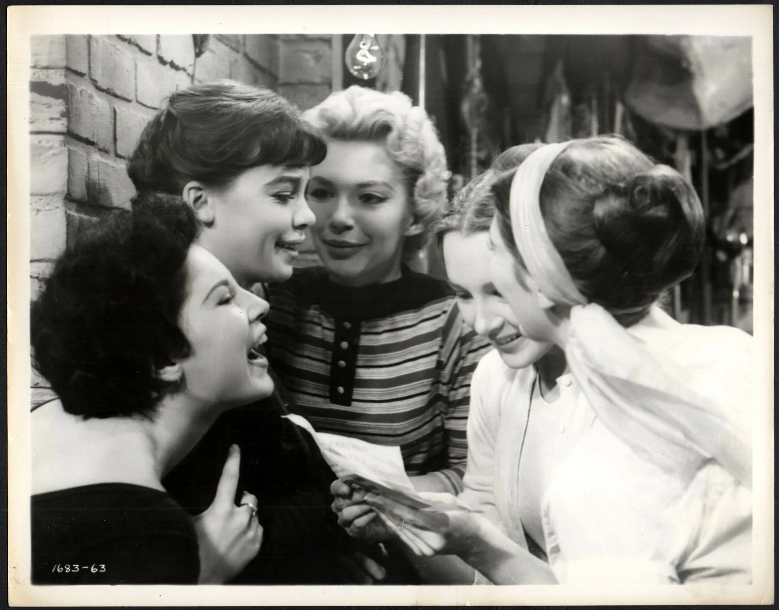 GABY 1956 Leslie Caron, John Kerr, Taina Elg 2 STILLS, image 2