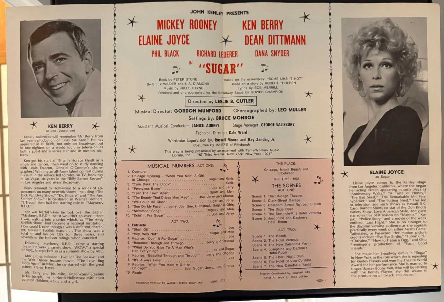 Elaine Joyce — * Vintage 1975 "SUGAR" Bosom Buddies Program SIGNED by ELAINE JOYCE as SUGAR, image 2
