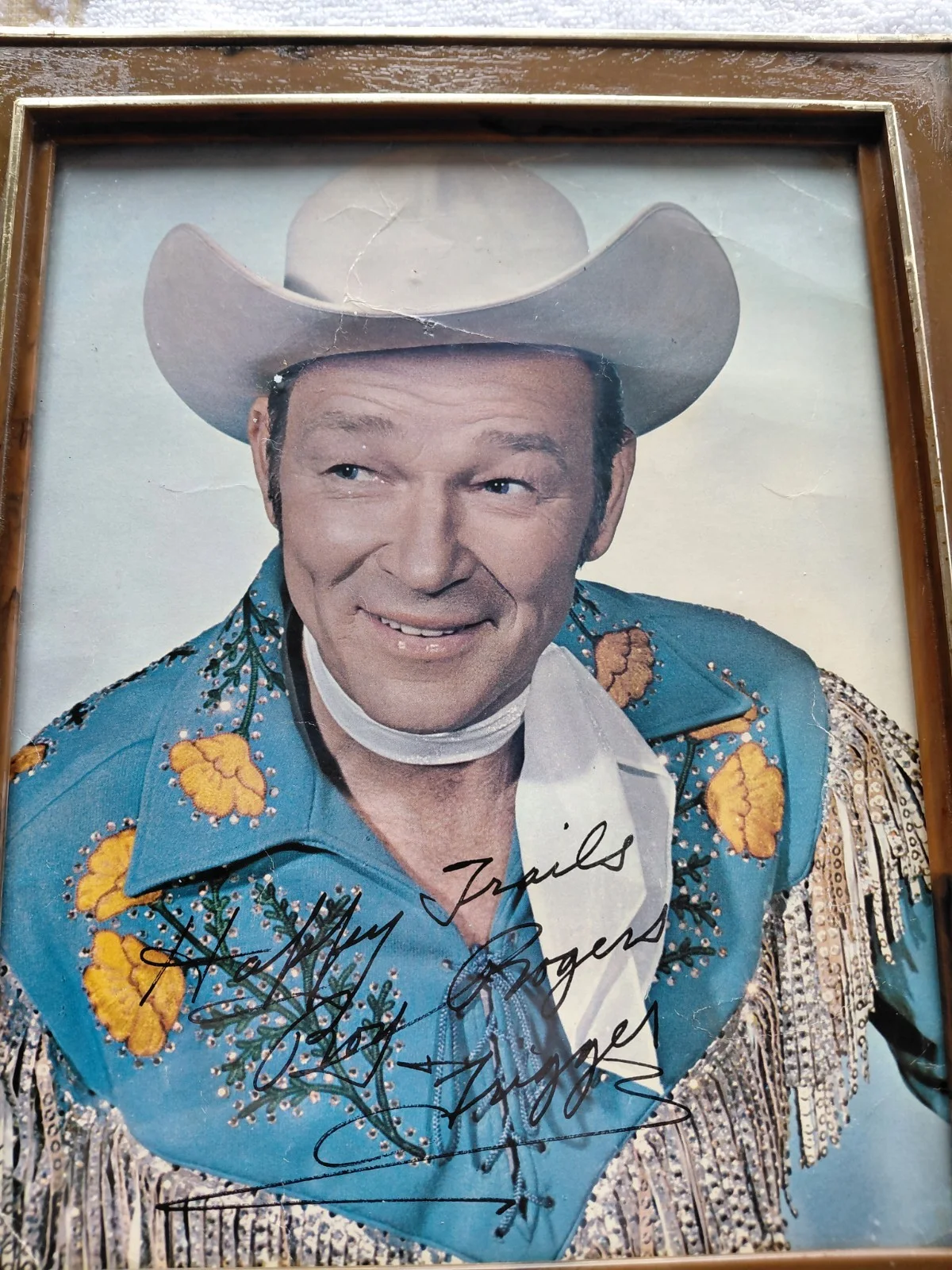 roy rogers — Vintage Roy Rogers Signed Photo framed 9.5x11.5, изображение 4