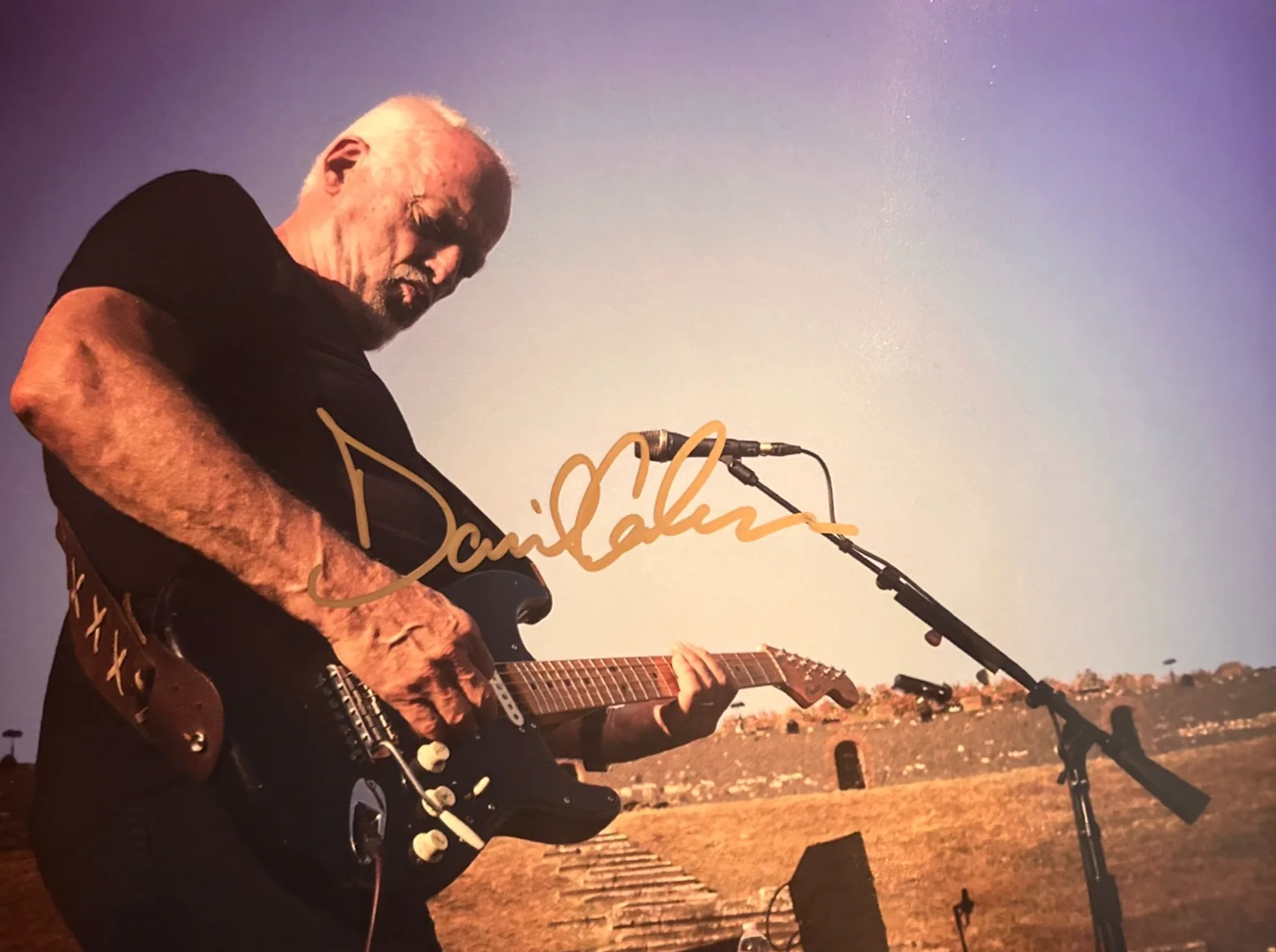 David Gilmour (PINK FLOYD) Signed 8x10" Authentic Autograph GENUINE w/COA, image 3