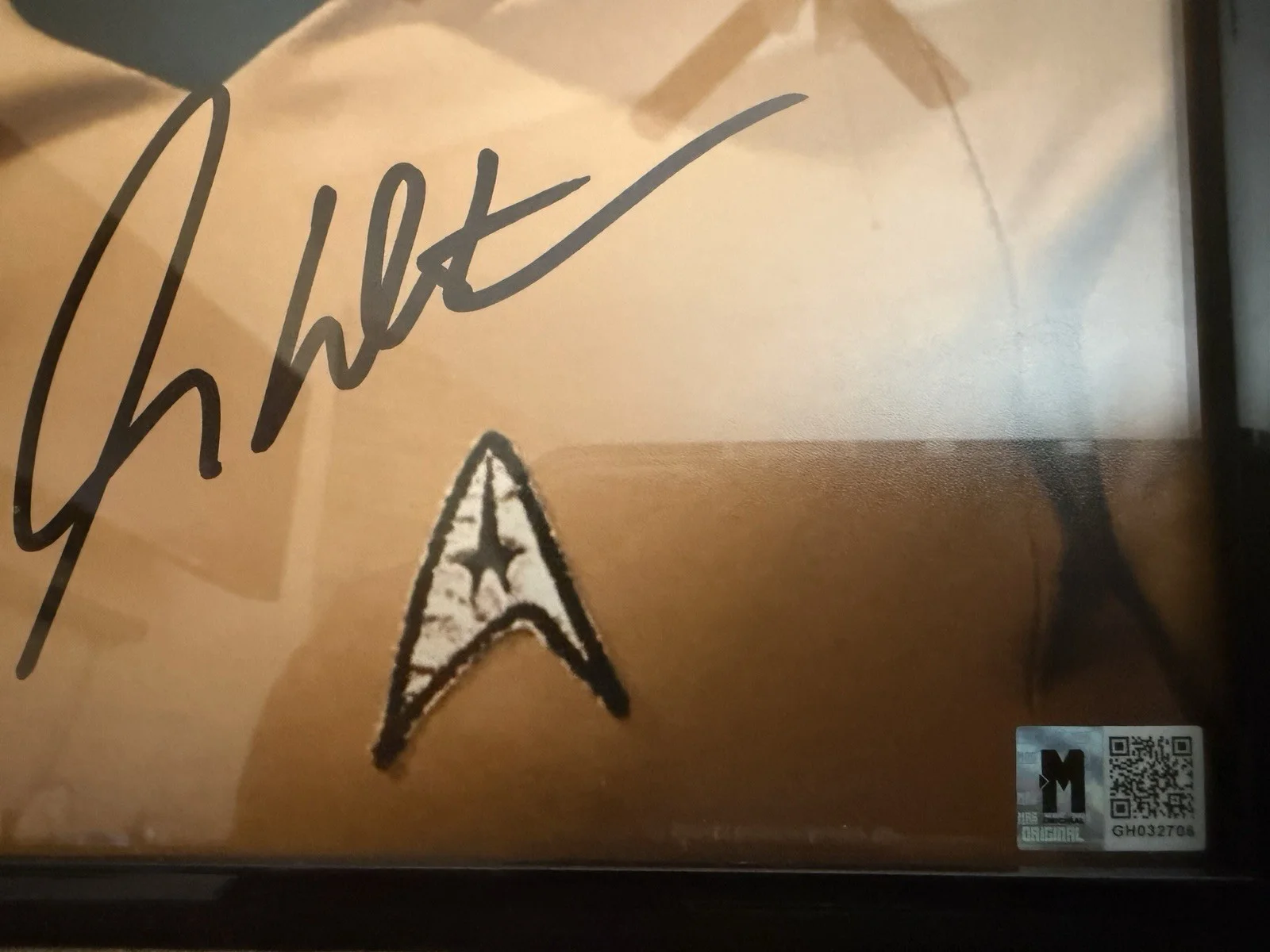 8x10 PRINT AUTOGRAPHED BY WILLIAM SHATNER WITH COA INSIDE A FREE PICTURE FRAME, изображение 2