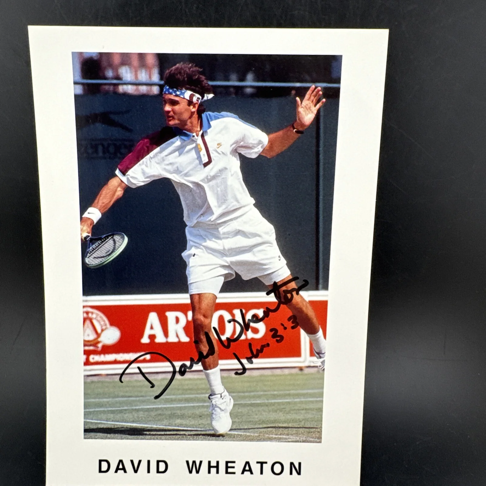 david wheaton autograph Photo, image 2