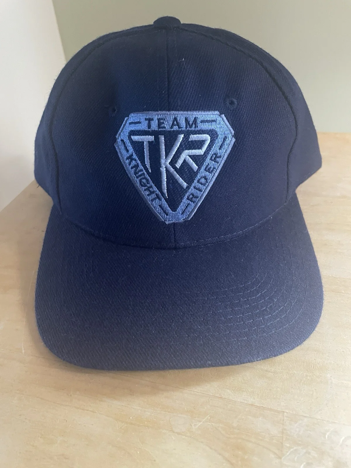 Vintage 1997 TKR Team Knight Rider Navy Cap W/“Team Leader” on back- NEW no tag, изображение 2