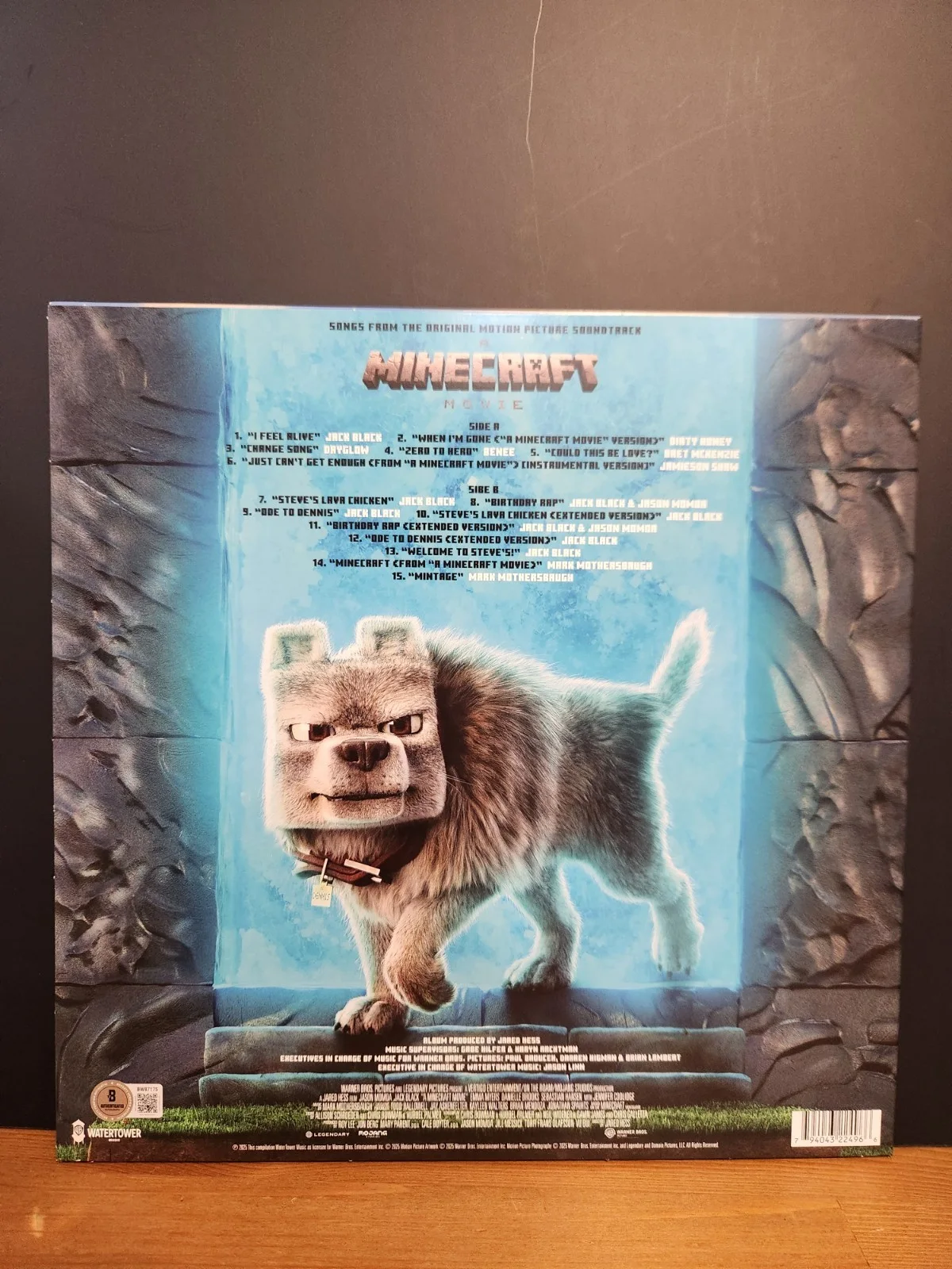 jack black — Jack Black Signed Minecraft Movie Vinyl Soundtrack Steves Lava Chicken BAS COA, изображение 2