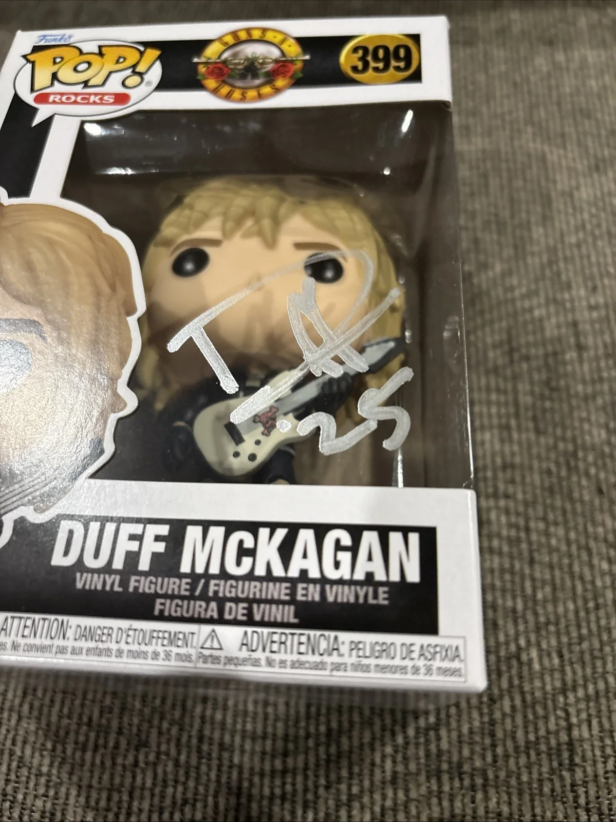 Duff McKagan Signed Funko Pop Guns N’ Roses #399 Autographed Limited Ed 2025, image 2