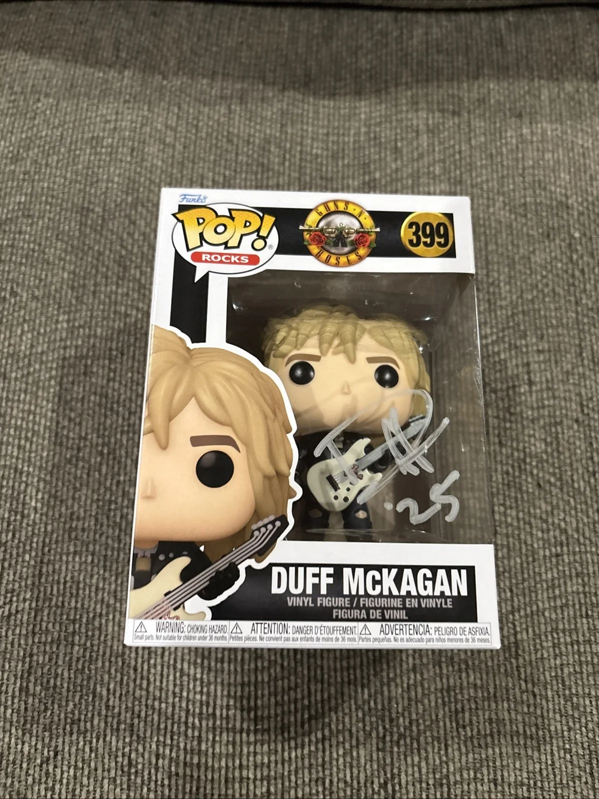 Duff McKagan Signed Funko Pop Guns N’ Roses #399 Autographed Limited Ed 2025, image 5