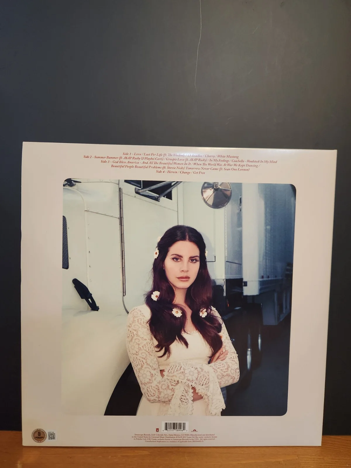 LANA DEL REY SIGNED LUST FOR LIFE VINYL BEAUTIFUL SINGER BAS BECKETT LOA RARE, изображение 2