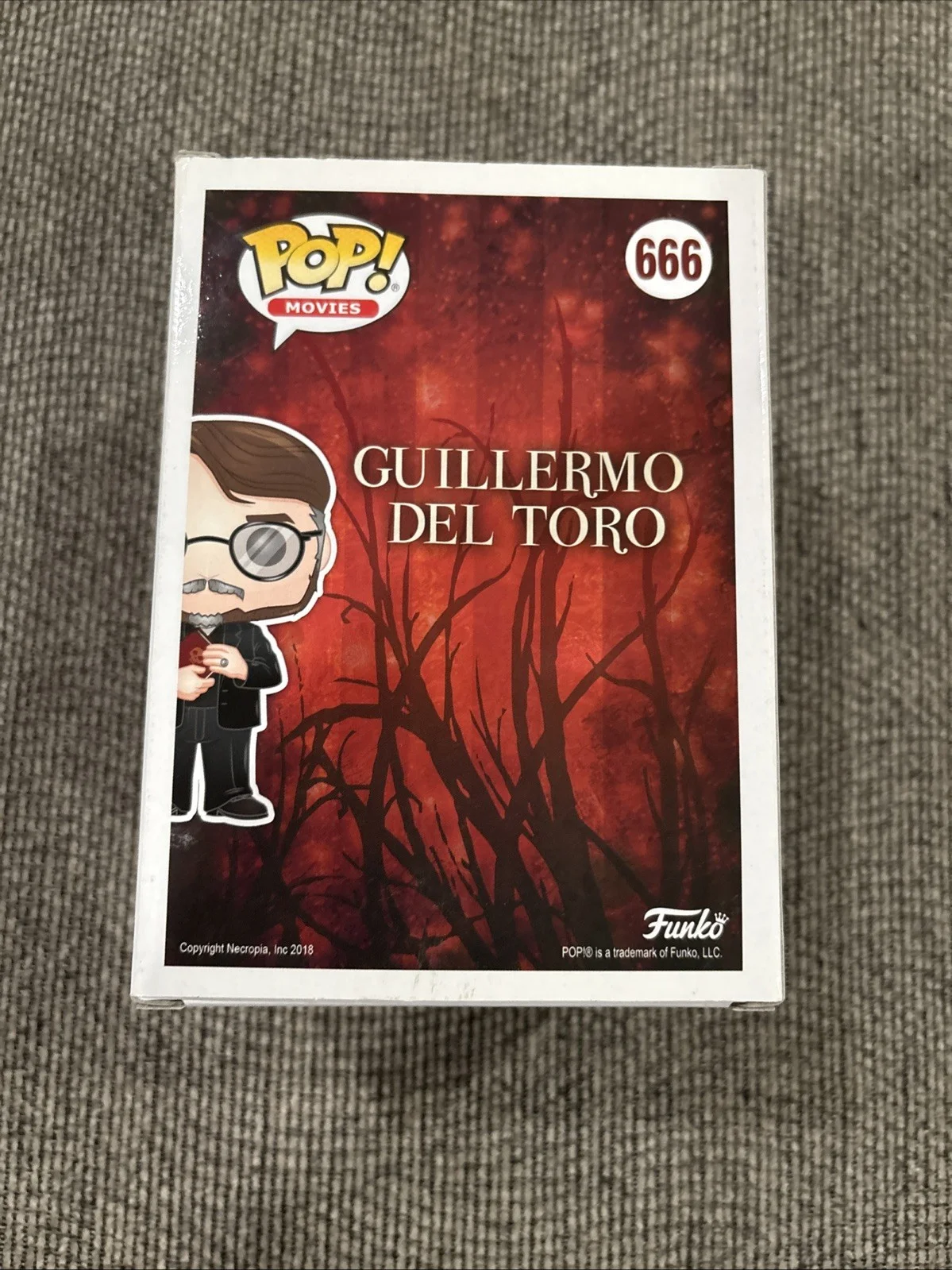 GUILLERMO DEL TORO — GUILLERMO DEL TORO SIGNED AUTOGRAPH DIRECTOR #666 FUNKO POP Figure, изображение 5
