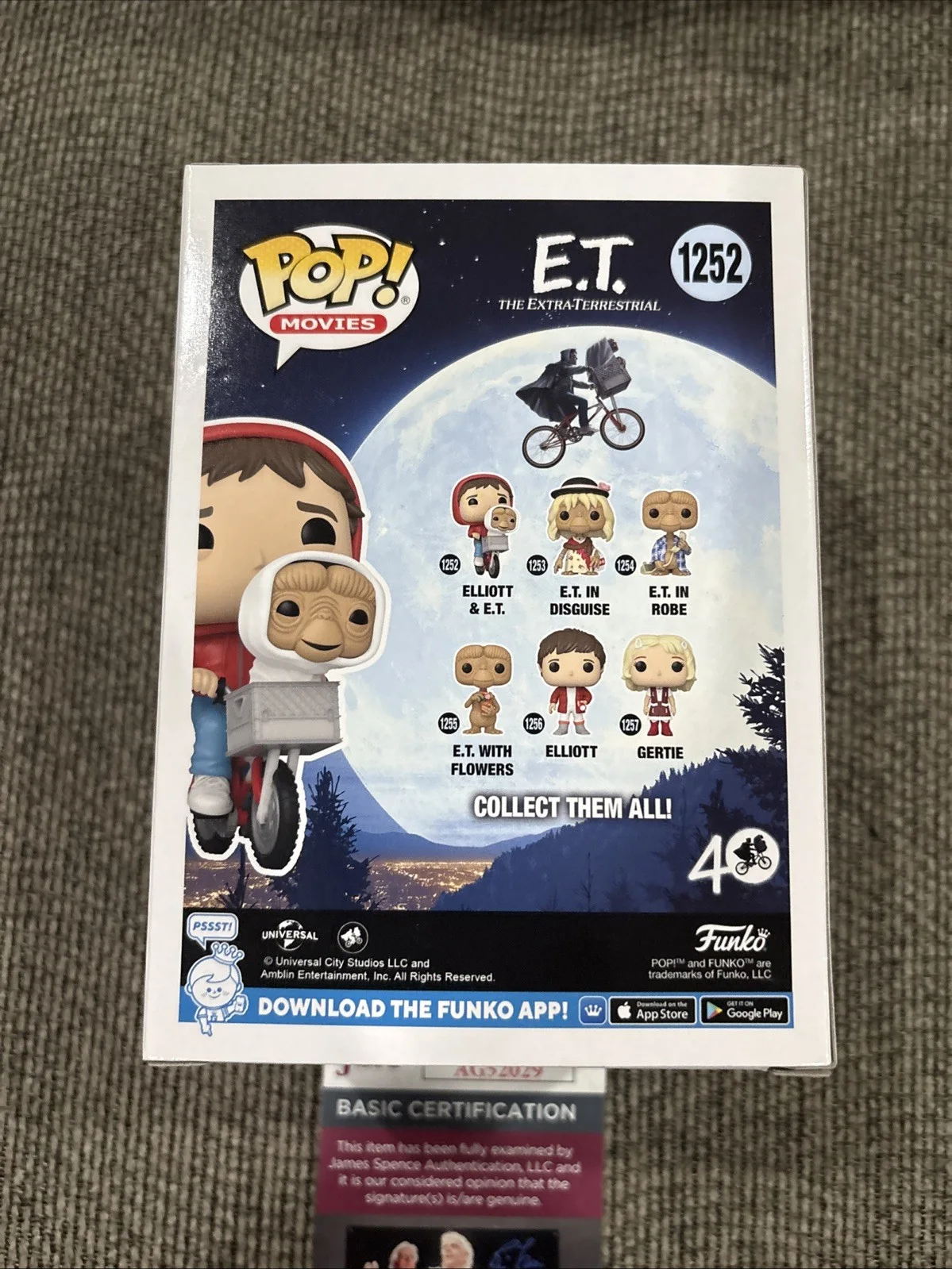 Henry Thomas — Signed Henry Thomas Elliott & E.T. #1252 Funko Pop JSA COA Autographed, image 5
