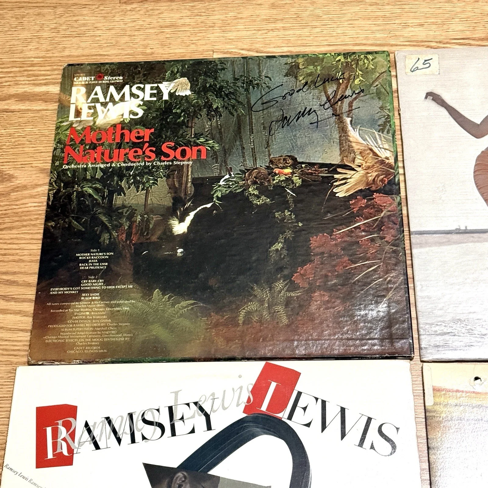 5 Ramsey Lewis Vinyl Records Autographed, image 3