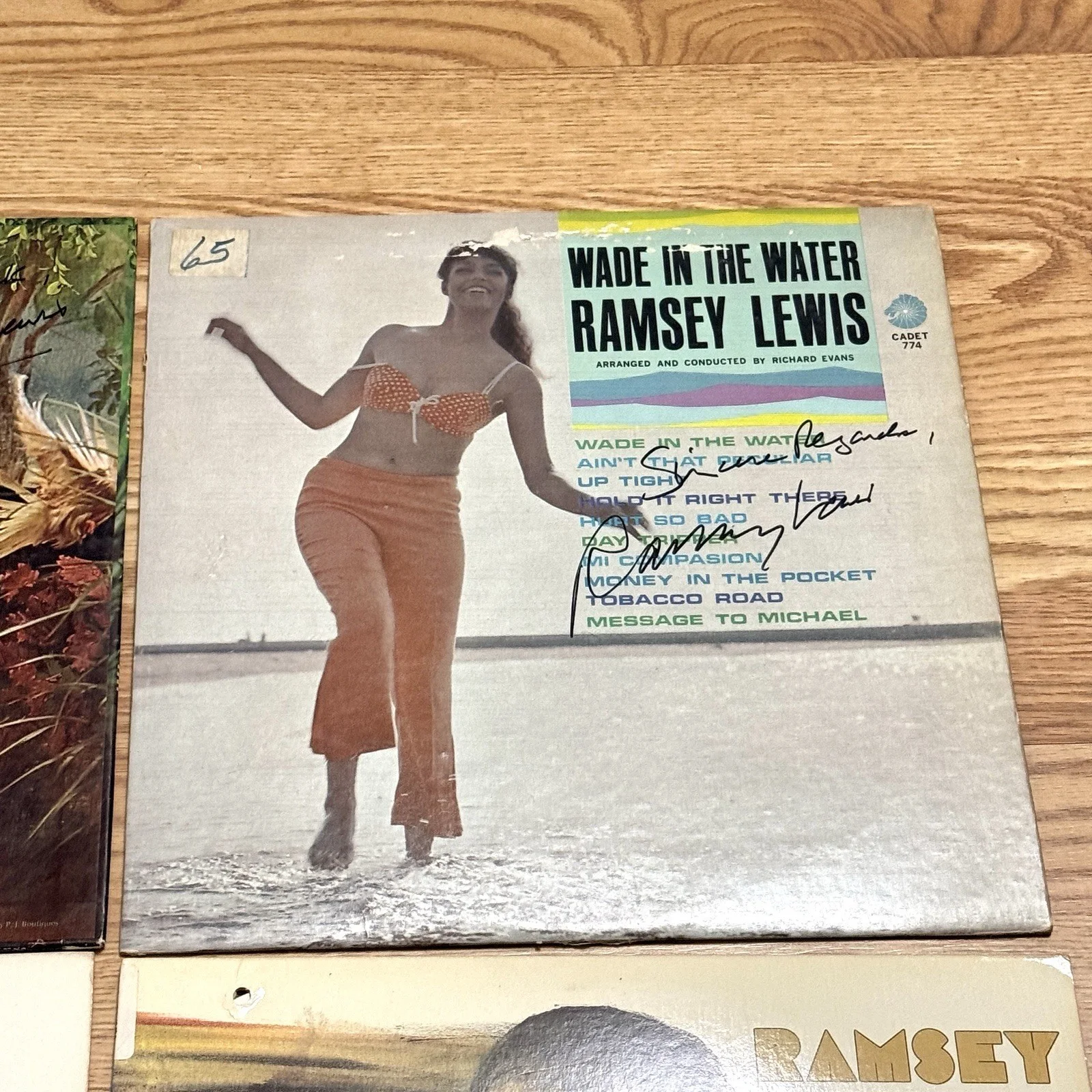 5 Ramsey Lewis Vinyl Records Autographed, image 4