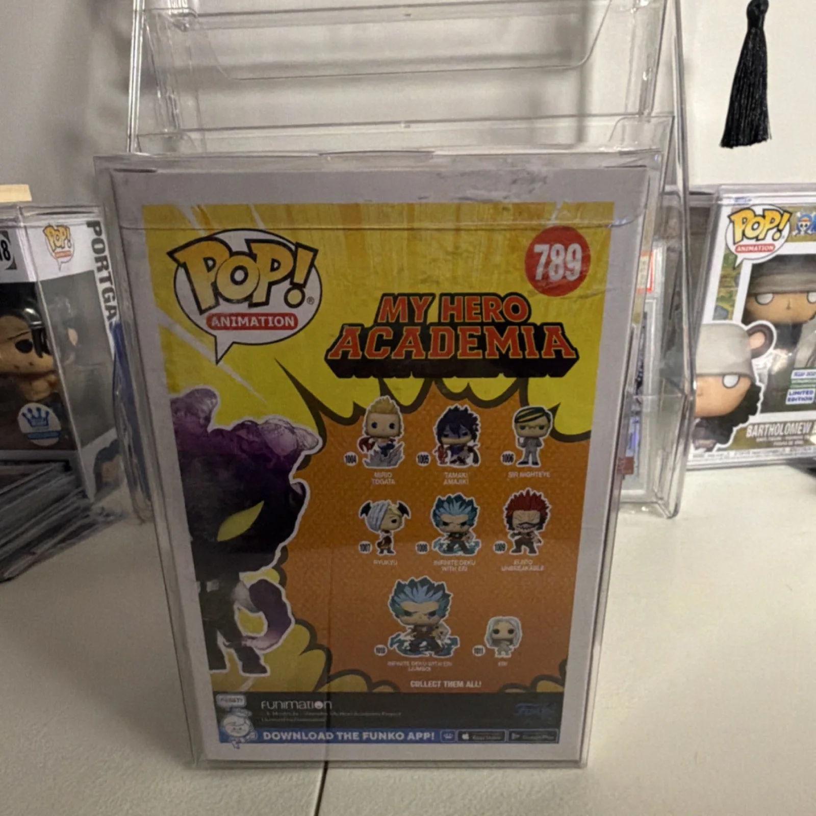 Funko Pop My Hero Academia Kurogiri Autographed JSA Glow Target Exclusive, изображение 3