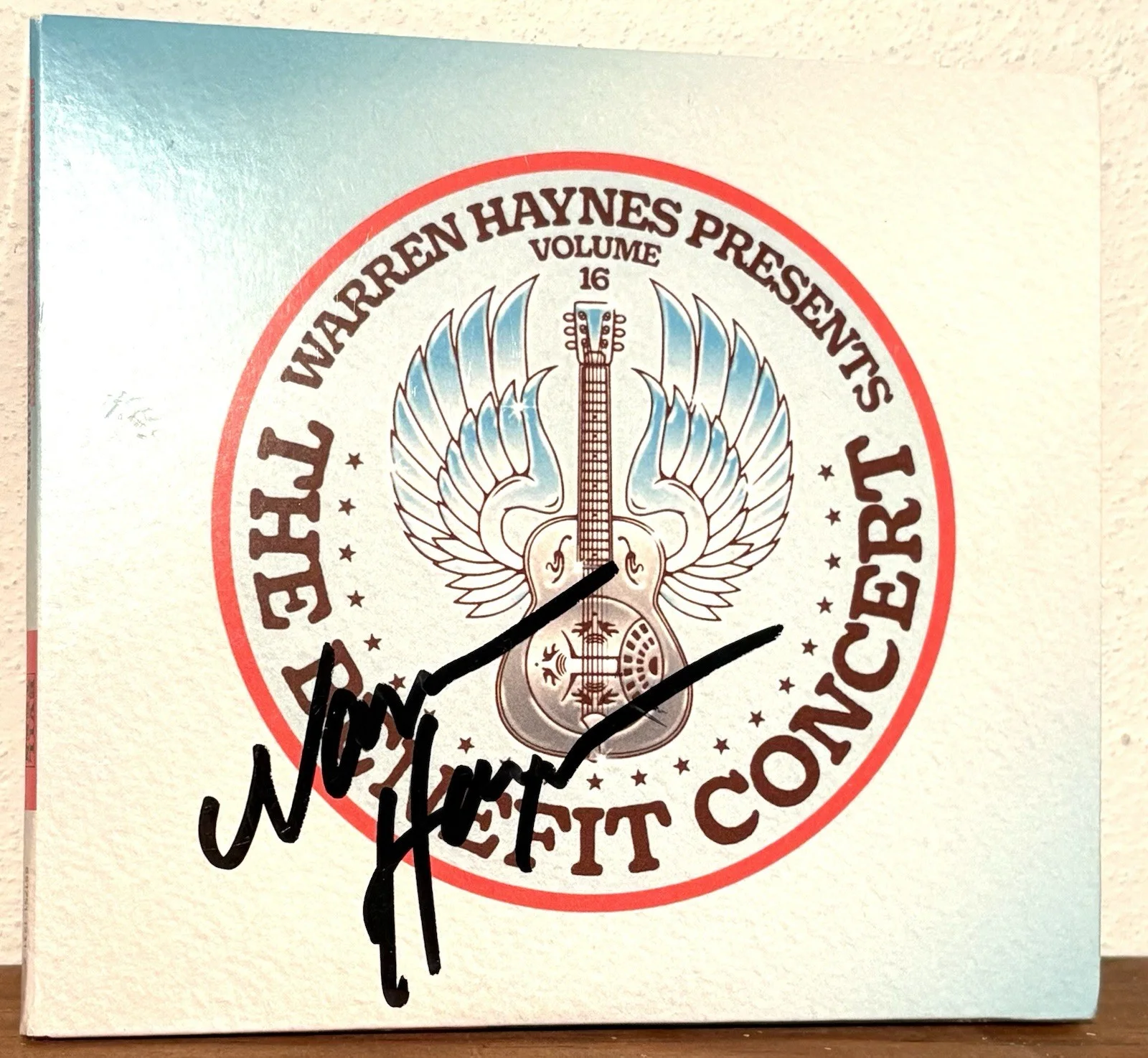 Warren Haynes SIGNED CD JSA COA The Benefit Concert, image 2