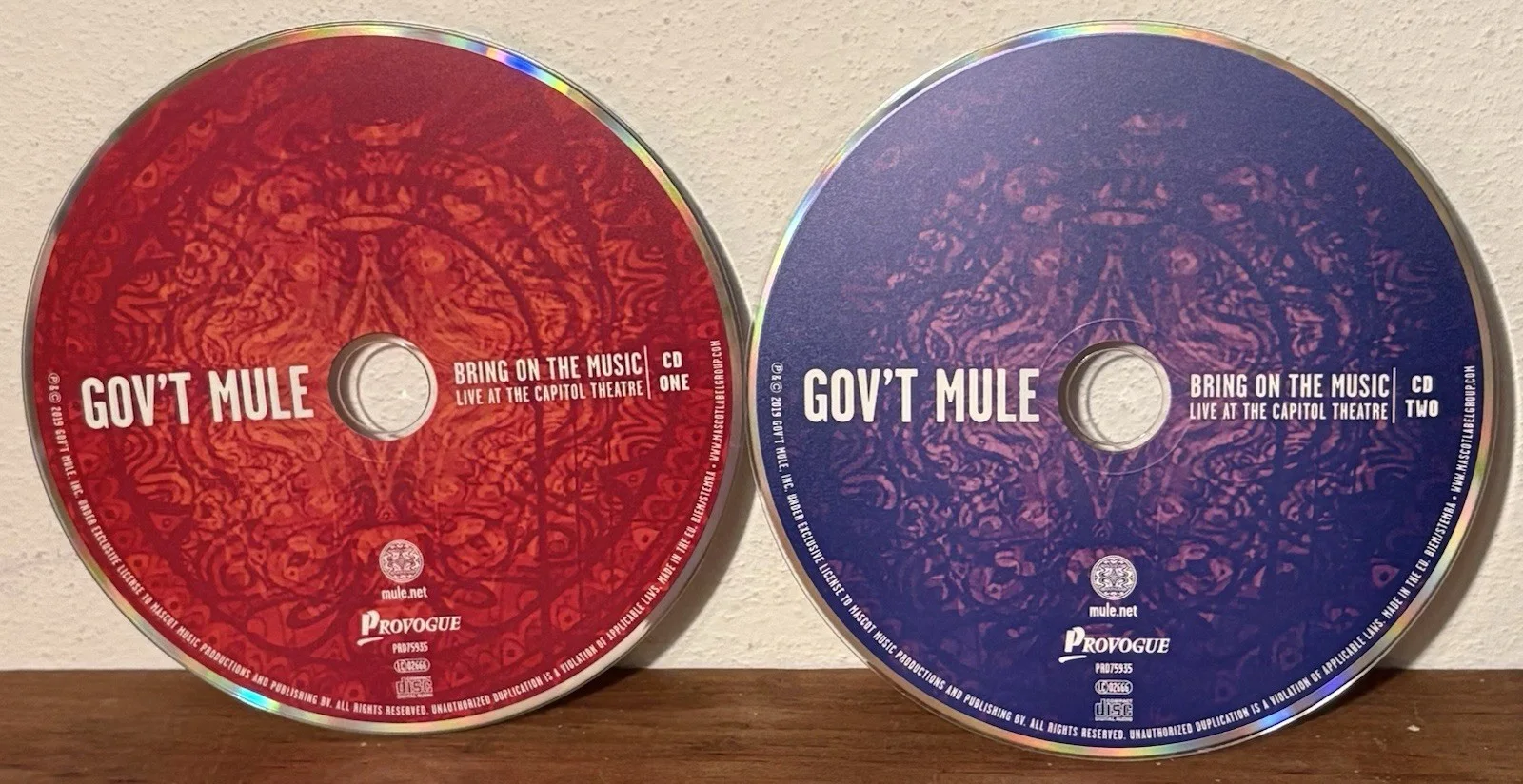 GOV’T MULE Warren Haynes SIGNED CD JSA COA Live At Capitol Theatre, изображение 4
