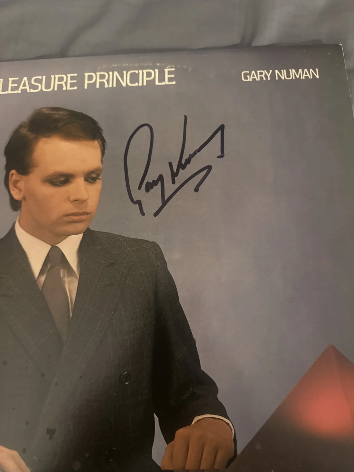 Gary Numan Signed The Pleasure Principle Vinyl Record Autographed First Press, image 3