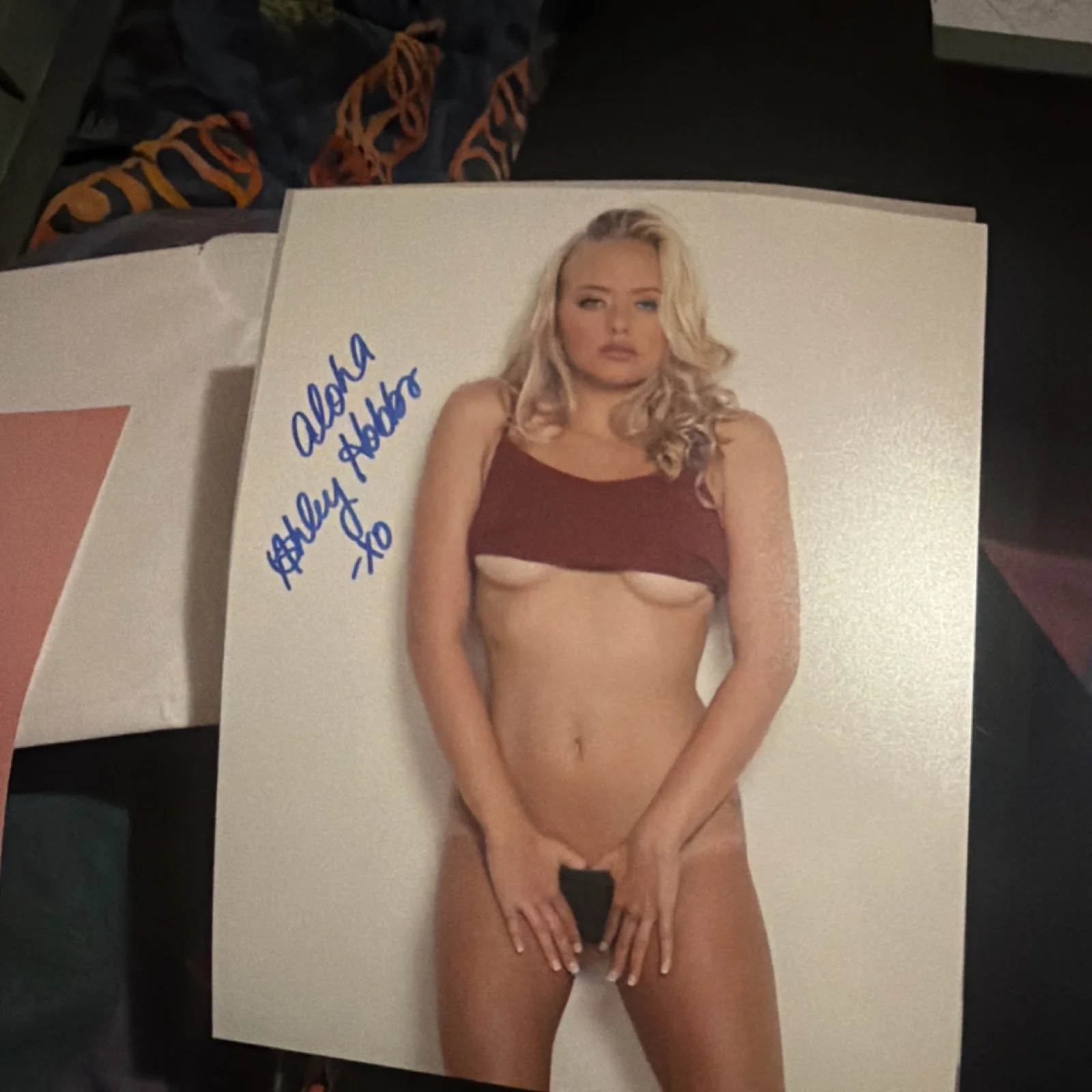 Ashley Hobbs Autographed, image 2