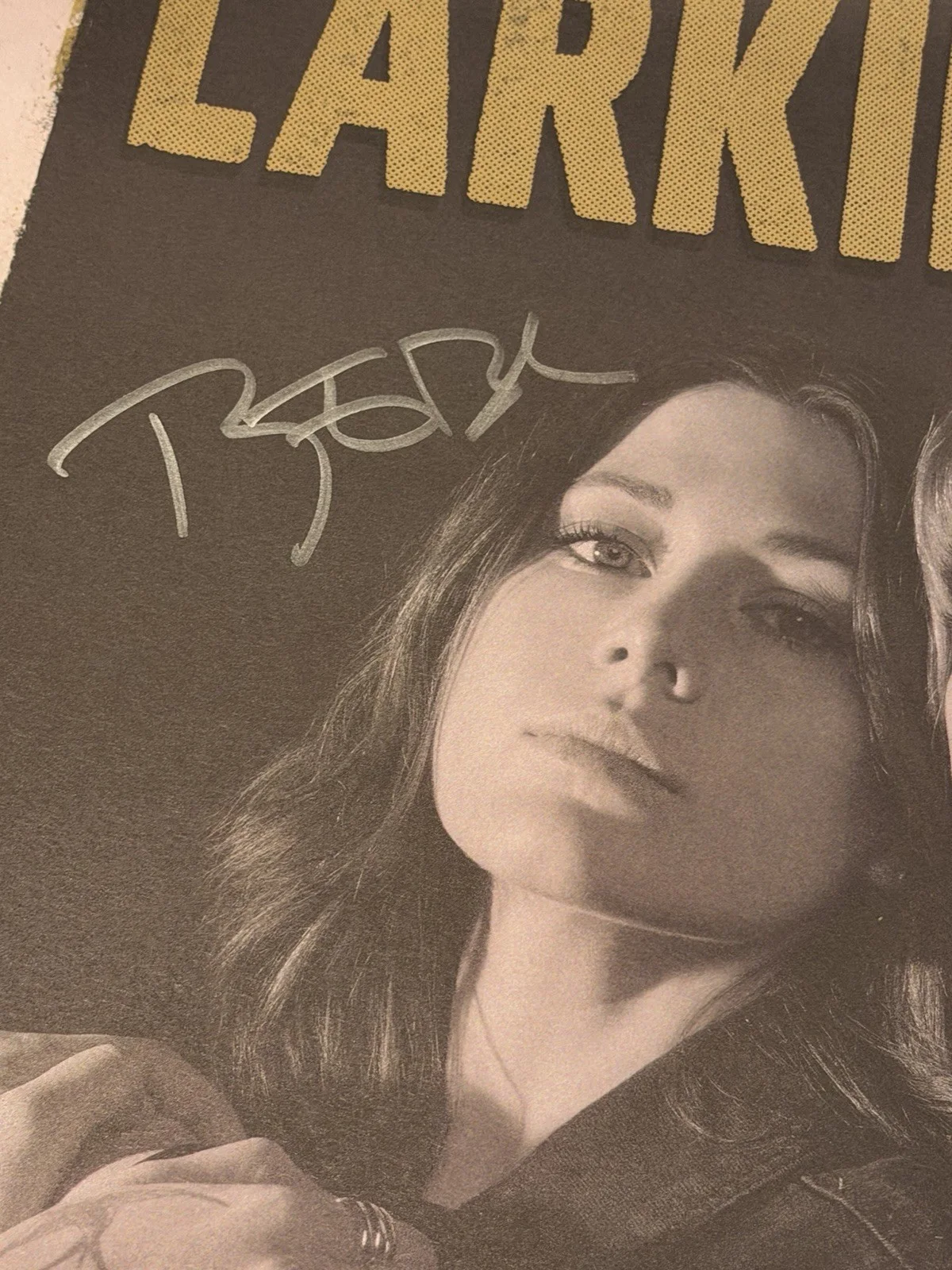 Larkin Poe SIGNED poster 18X24, image 2