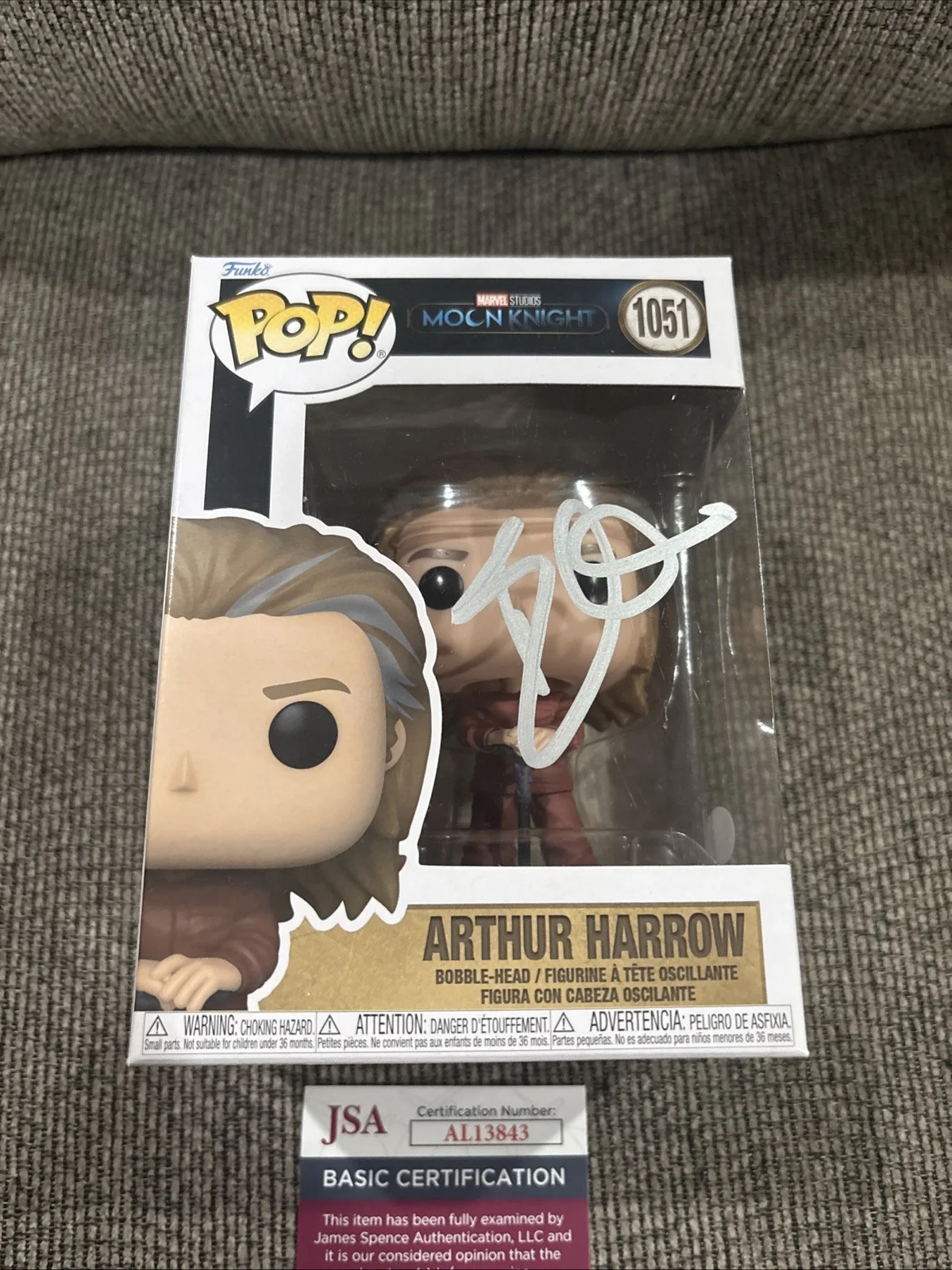 Ethan Hawke — Ethan Hawke Autograph Signed Arthur Harrow Funko POP #736 Moon Knight Marvel JSA, изображение 3
