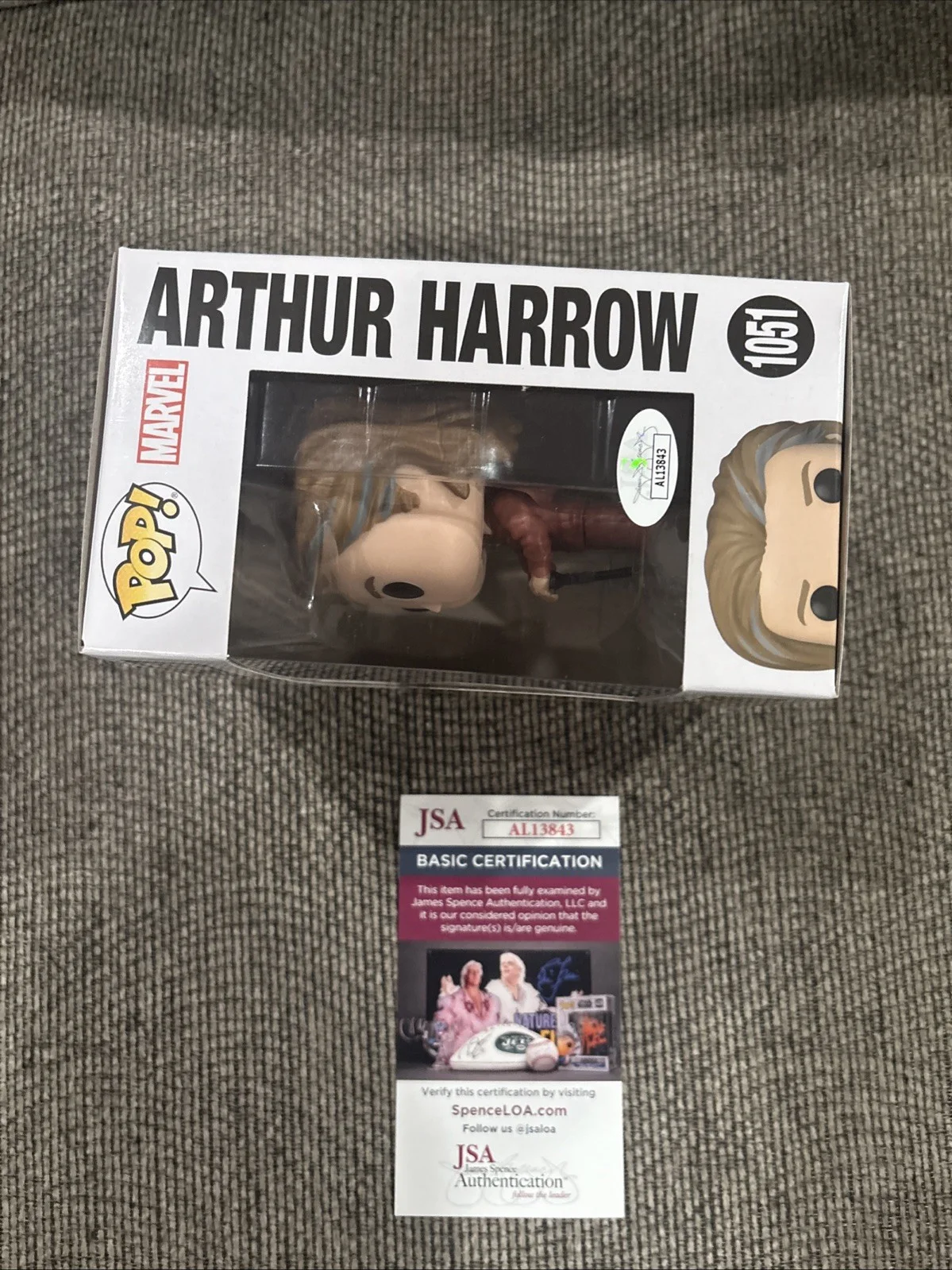 Ethan Hawke — Ethan Hawke Autograph Signed Arthur Harrow Funko POP #736 Moon Knight Marvel JSA, изображение 4
