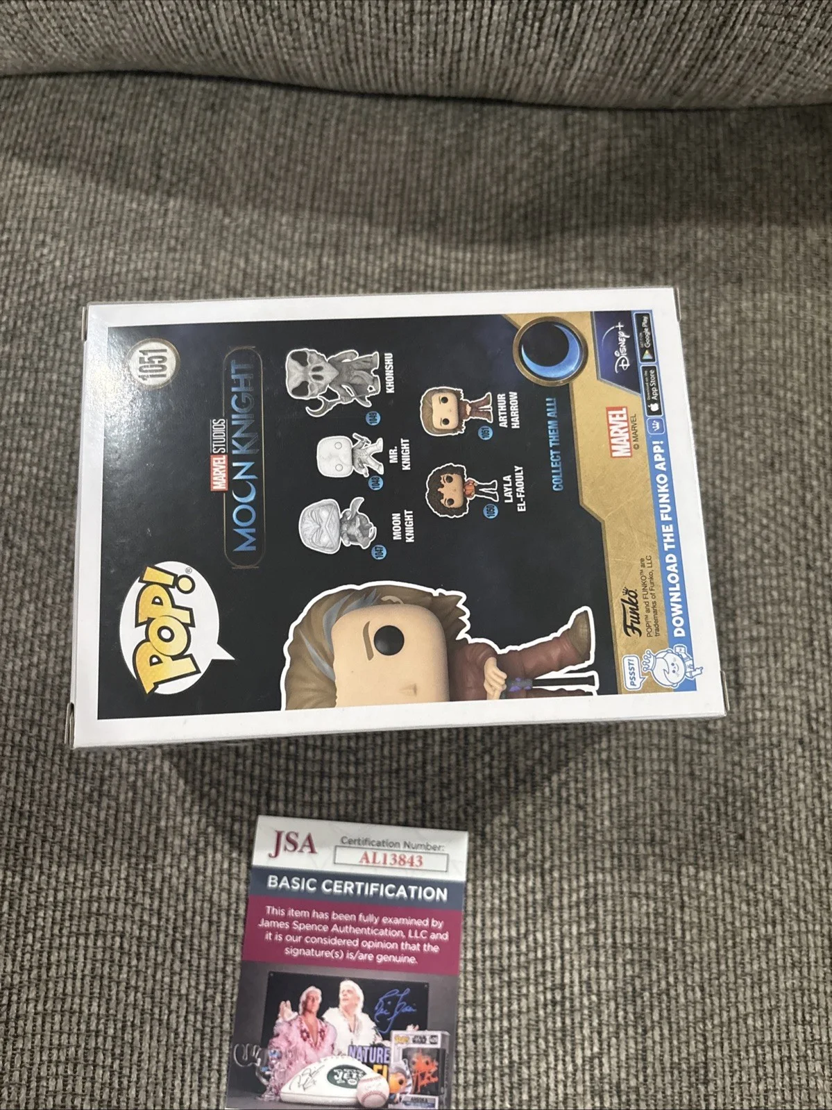 Ethan Hawke — Ethan Hawke Autograph Signed Arthur Harrow Funko POP #736 Moon Knight Marvel JSA, изображение 5