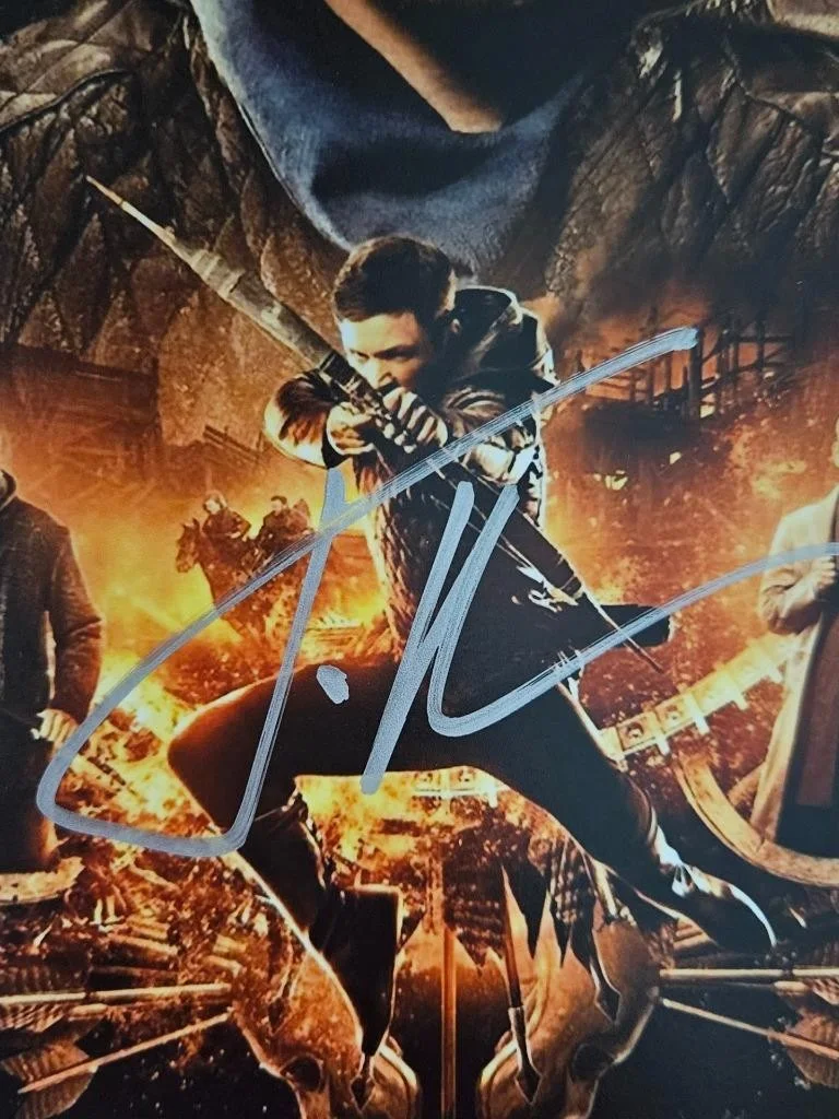 TARON EGERTON — TARON EGERTON REAL HAND SIGNED AUTOGRAPHED 8X10 PHOTO ROBIN HOOD AUTHENTIC COA 2, image 2