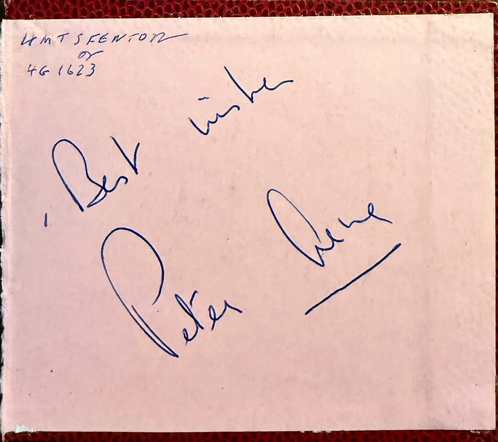 Peter Arne — PETER ARNE Signed Autographed ALBUM PAGE Murders in the Rue Morgue PINK PANTHER, изображение 3