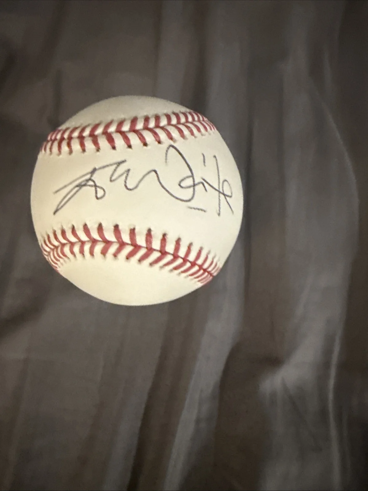 John Waite The Baby’s Bad English, Missing You Signed Baseball ROMLB Autographed, image 2
